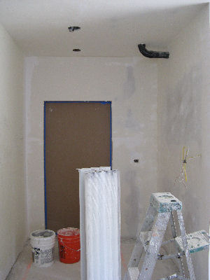Sanding in butler's pantry